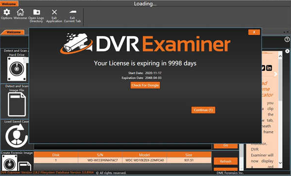 DVR Examiner